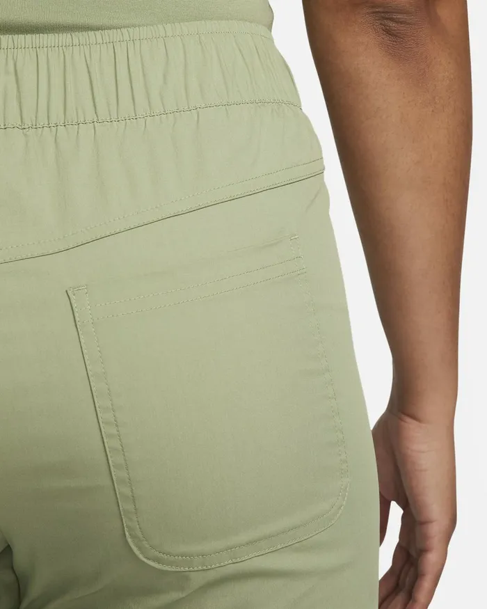 Women Nike Trousers Sportswear Essentials Oil Greenblack