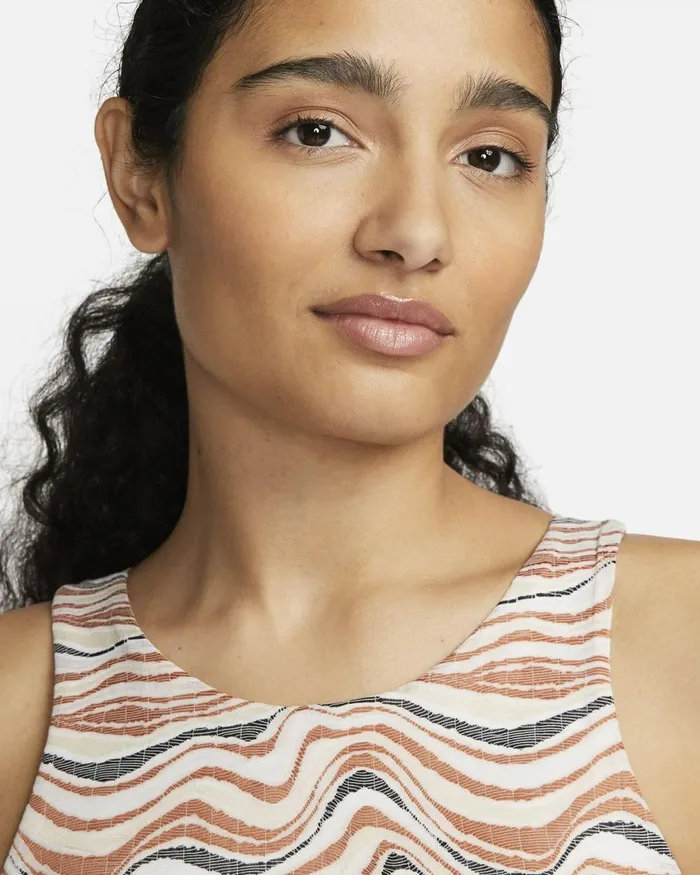 Women Nike Yoga Yoga DriFIT Luxe Dark Russetwhite