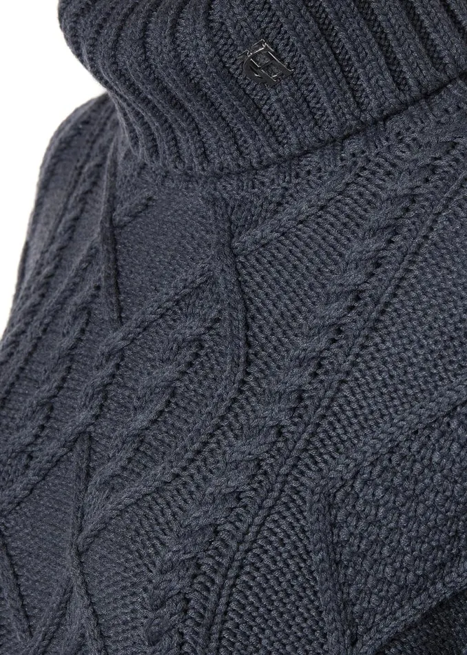 Women Noveli Cable Knit Charcoal Holland Cooper Knitwear Women Noveli Cable Knit Charcoal Holland Cooper Knitwear