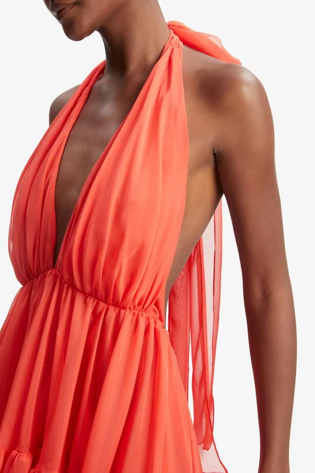 Women Occasion Dresses Bardot Leona High Low Ruffle Dress In Fire Red Fire Red Women Occasion Dresses Bardot Leona High Low Ruffle Dress In Fire Red Fire Red