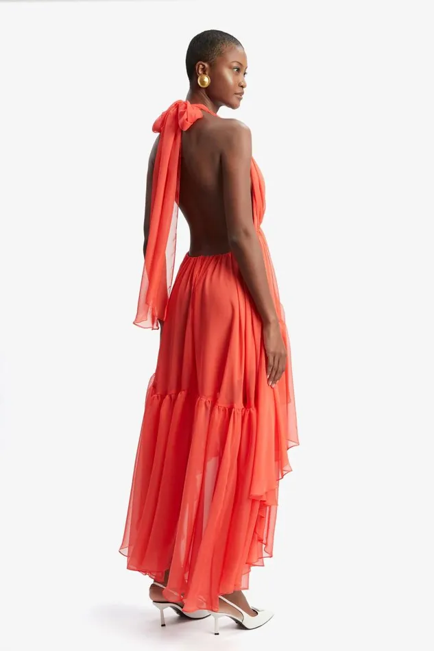Women Occasion Dresses Bardot Leona High Low Ruffle Dress In Fire Red Fire Red Women Occasion Dresses Bardot Leona High Low Ruffle Dress In Fire Red Fire Red