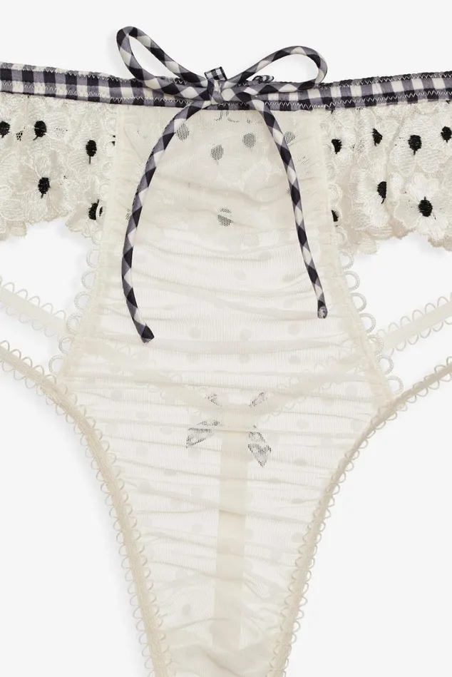 Women Odette High Waisted Panty Ivory For Love and Lemons Lingerie Women Odette High Waisted Panty Ivory For Love and Lemons Lingerie