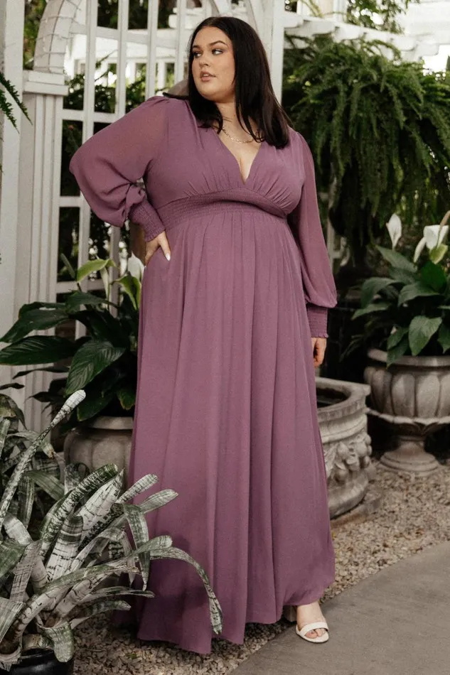 Women Olivia Maxi Dress Vintage Plum Baltic Born Bump Friendly Women Olivia Maxi Dress Vintage Plum Baltic Born Bump Friendly