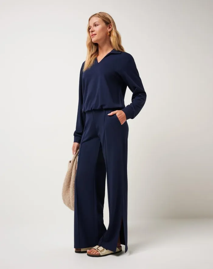 Women Pants TravisMathew SPA DAY PANT Navy Blazer Women Pants TravisMathew SPA DAY PANT Navy Blazer