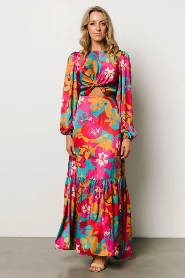 Women Paradisia Cut Out Maxi Dress Multi Baltic Born Maxi Dresses