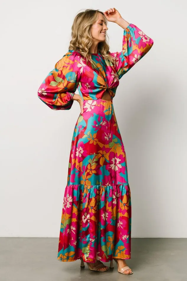 Women Paradisia Cut Out Maxi Dress Multi Baltic Born Maxi Dresses Women Paradisia Cut Out Maxi Dress Multi Baltic Born Maxi Dresses