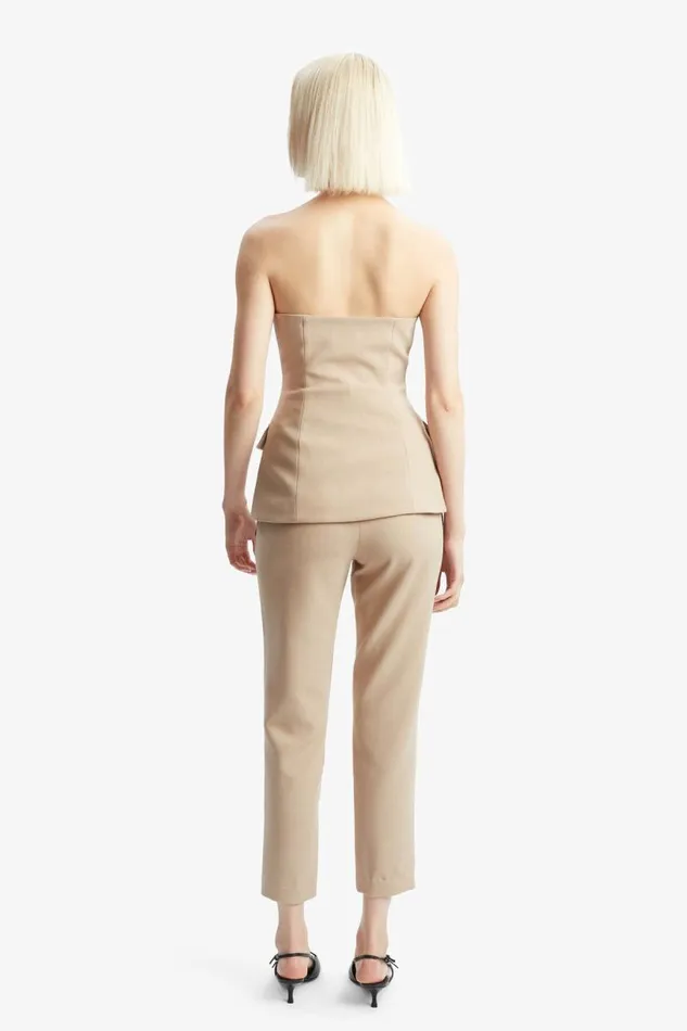 Women Party Tops Bardot Kylian Button Front Top In Tan Tan Women Party Tops Bardot Kylian Button Front Top In Tan Tan