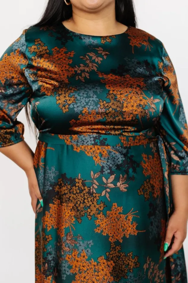 Women Paula Satin Maxi Dress Jade Multi Baltic Born Maxi Dresses Women Paula Satin Maxi Dress Jade Multi Baltic Born Maxi Dresses