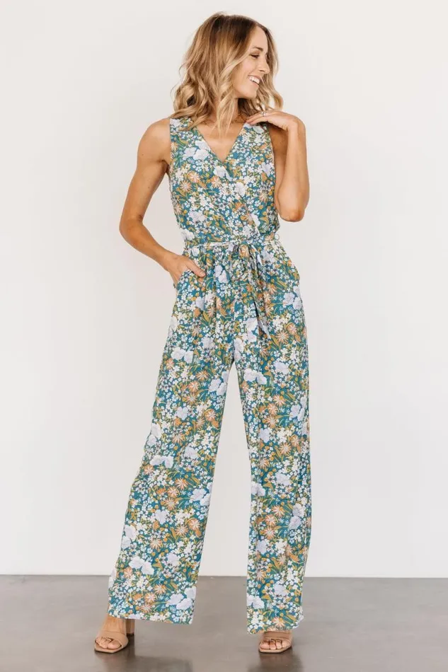 Women Paulette Jumpsuit Jade Multi Baltic Born Jumpsuits and Rompers