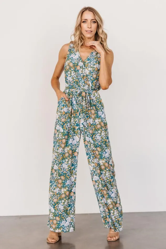 Women Paulette Jumpsuit Jade Multi Baltic Born Jumpsuits and Rompers Women Paulette Jumpsuit Jade Multi Baltic Born Jumpsuits and Rompers