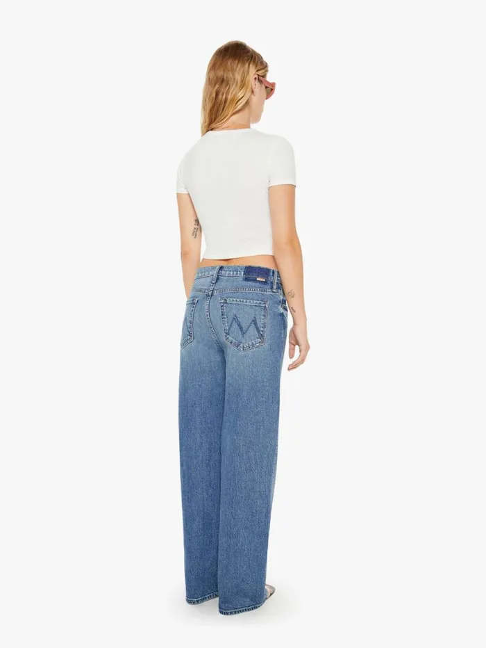 Women Petites Mother Denim PETITES The Lil039 Dodger Sneak Blue medium