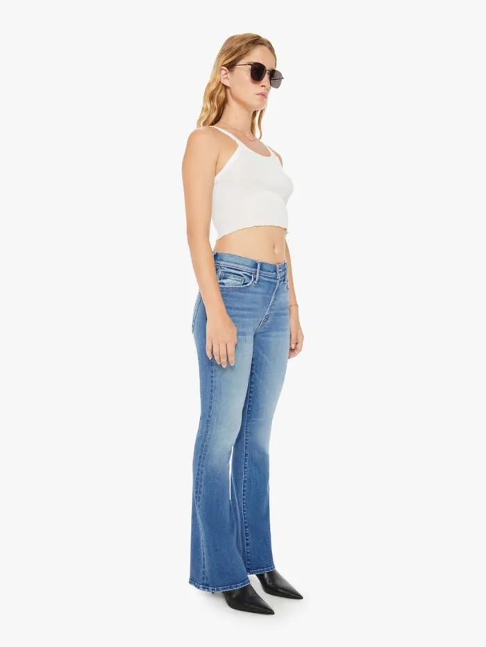 Women Petites Mother Denim PETITES The Lil039 Weekender Blue medium