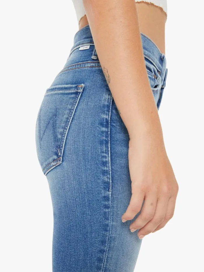 Women Petites Mother Denim PETITES The Lil039 Weekender Blue medium