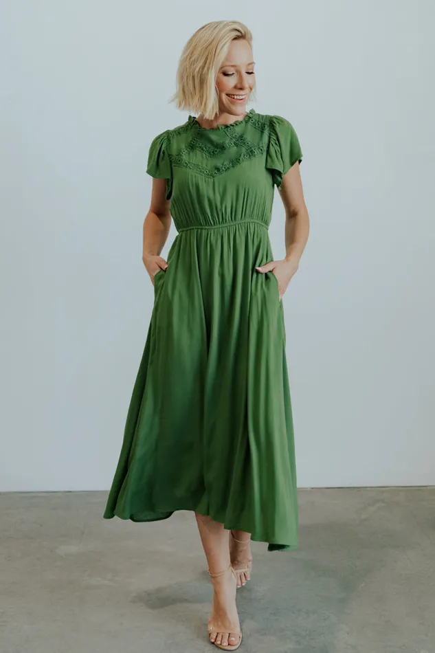 Women Prestyn Midi Dress Green Baltic Born Midi Dresses