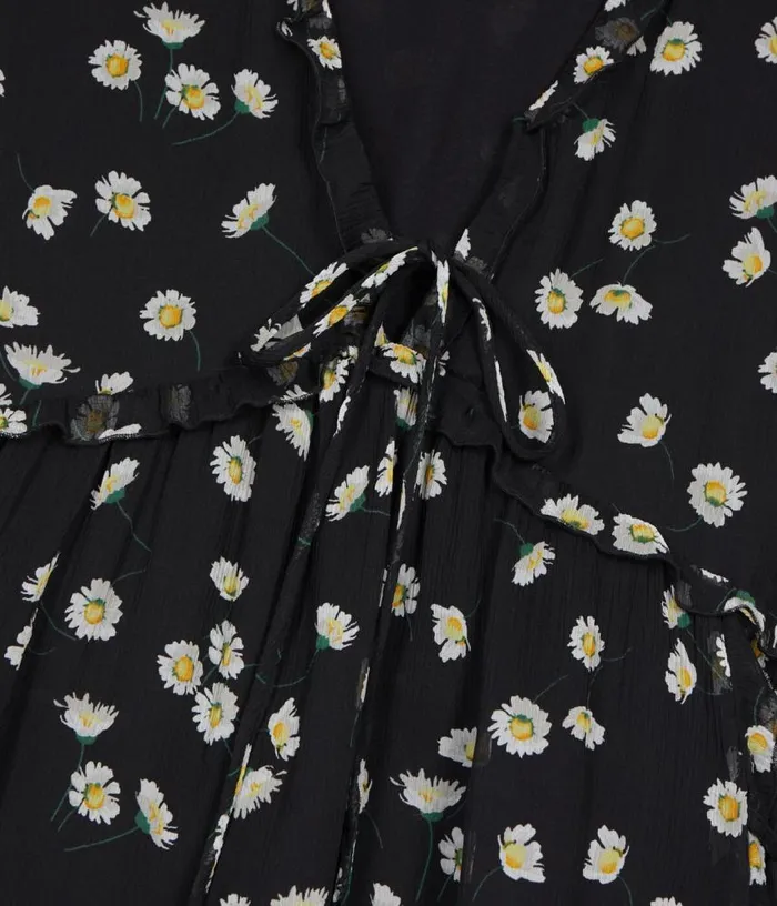 Women Printed Silk Short Dress THE KOOPLES Dresses and Jumpsuits