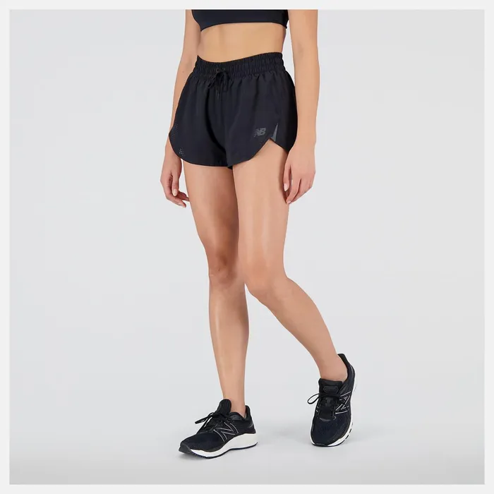Women Q Speed Short Black New Balance Shorts