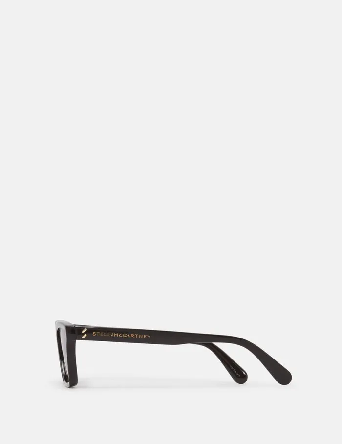 Women Rectangular CatEye Sunglasses Translucent Dark Chocolate And Gold Stella McCartney Sunglasses Women Rectangular CatEye Sunglasses Translucent Dark Chocolate And Gold Stella McCartney Sunglasses