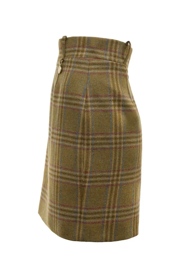 Women Regency Skirt Avebury Green Check Holland Cooper Tailoring Women Regency Skirt Avebury Green Check Holland Cooper Tailoring
