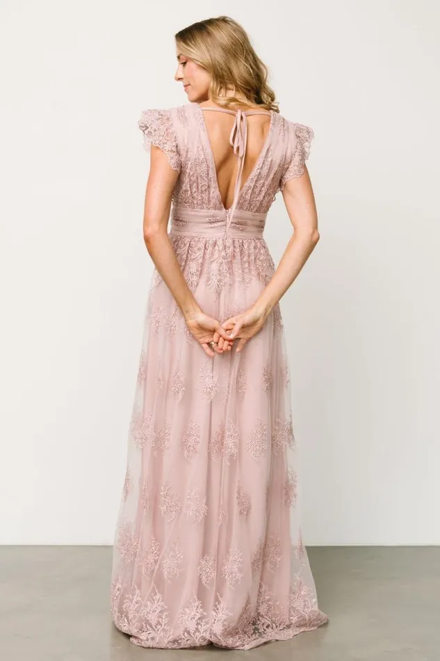 Women Rhea Tulle Maxi Dress Dusty Rose Baltic Born Tulle Styles Women Rhea Tulle Maxi Dress Dusty Rose Baltic Born Tulle Styles