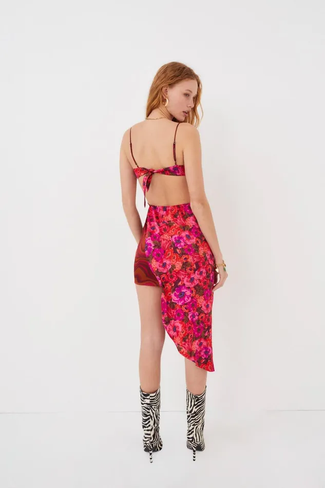 Women Rita Midi Dress Red For Love and Lemons Dresses Women Rita Midi Dress Red For Love and Lemons Dresses