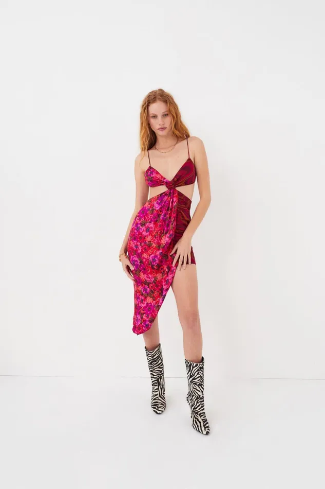 Women Rita Midi Dress Red For Love and Lemons Dresses Women Rita Midi Dress Red For Love and Lemons Dresses