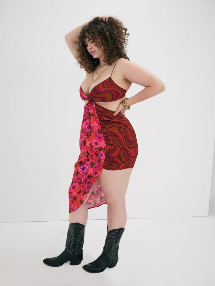 Women Rita Midi Dress Red For Love and Lemons Dresses Women Rita Midi Dress Red For Love and Lemons Dresses