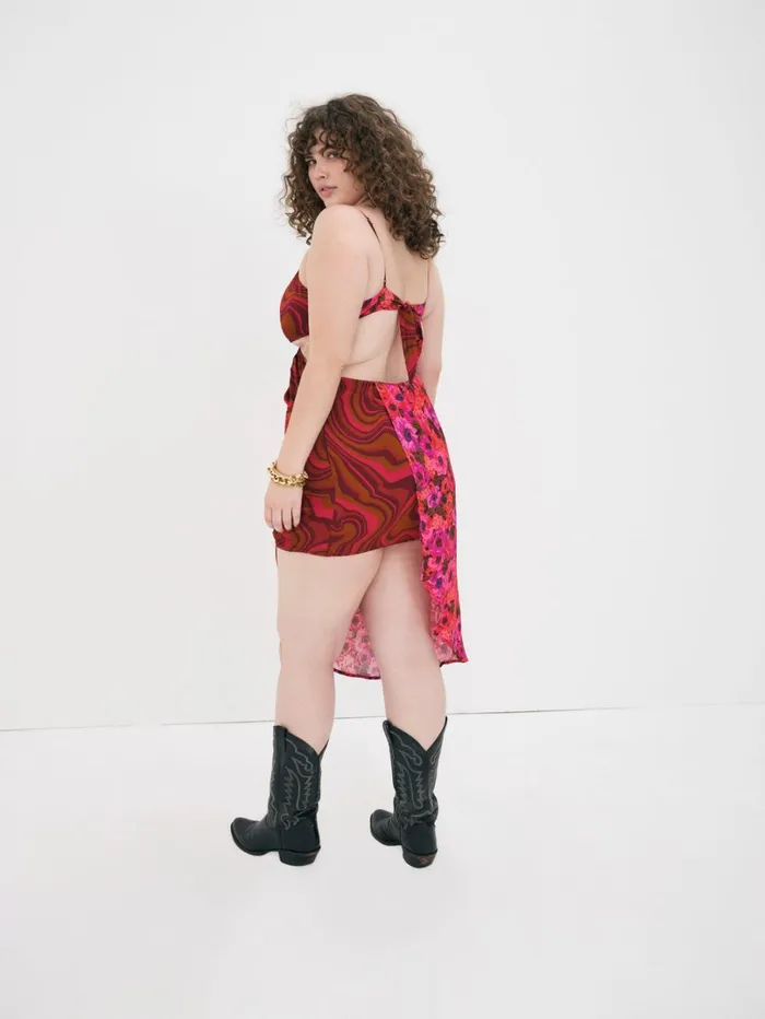 Women Rita Midi Dress Red For Love and Lemons Dresses Women Rita Midi Dress Red For Love and Lemons Dresses