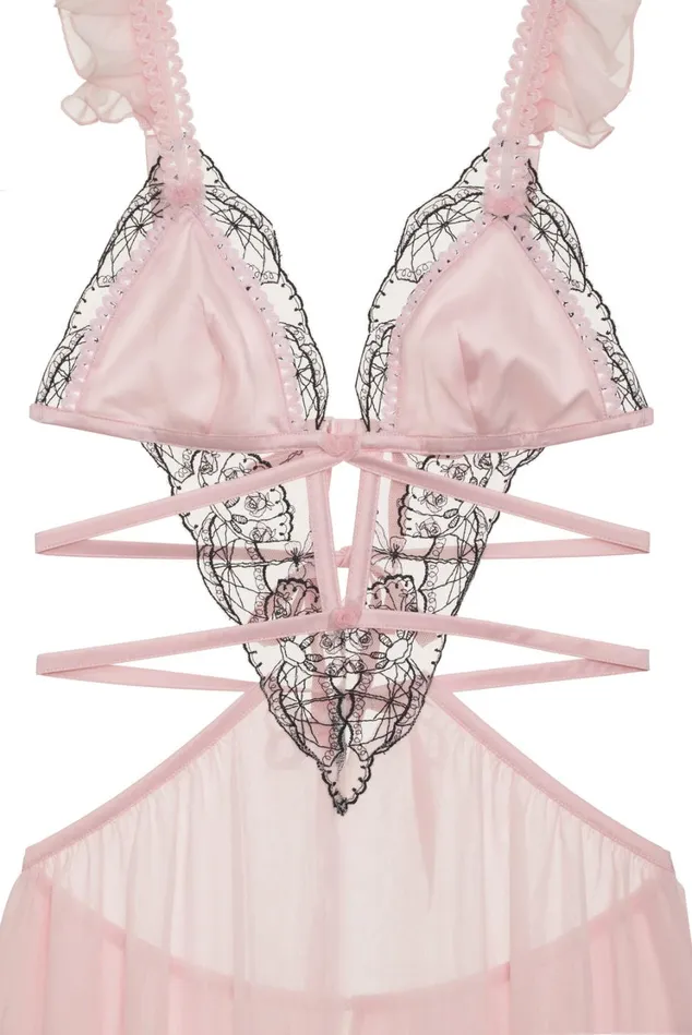 Women Rue Maxi Slip Dress Pink For Love and Lemons Lingerie Women Rue Maxi Slip Dress Pink For Love and Lemons Lingerie