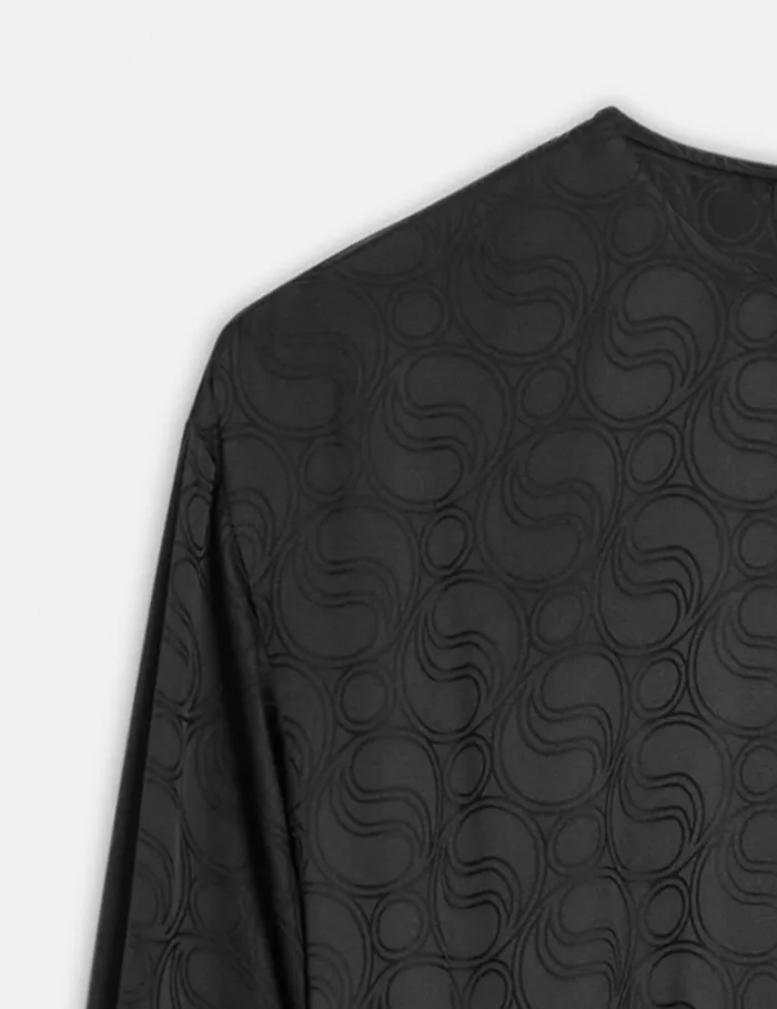 Women SWave Jacquard Top Black Stella McCartney Shirts And Tops Women SWave Jacquard Top Black Stella McCartney Shirts And Tops