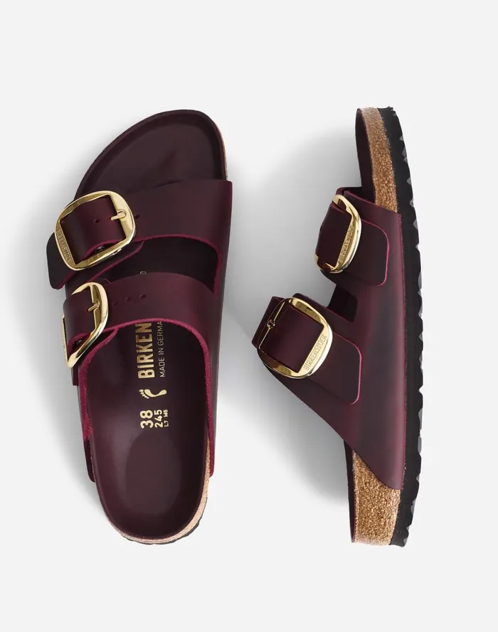Women Sandals Madewell Birkenstock Big Buckle Arizona Sandals Zinfandel