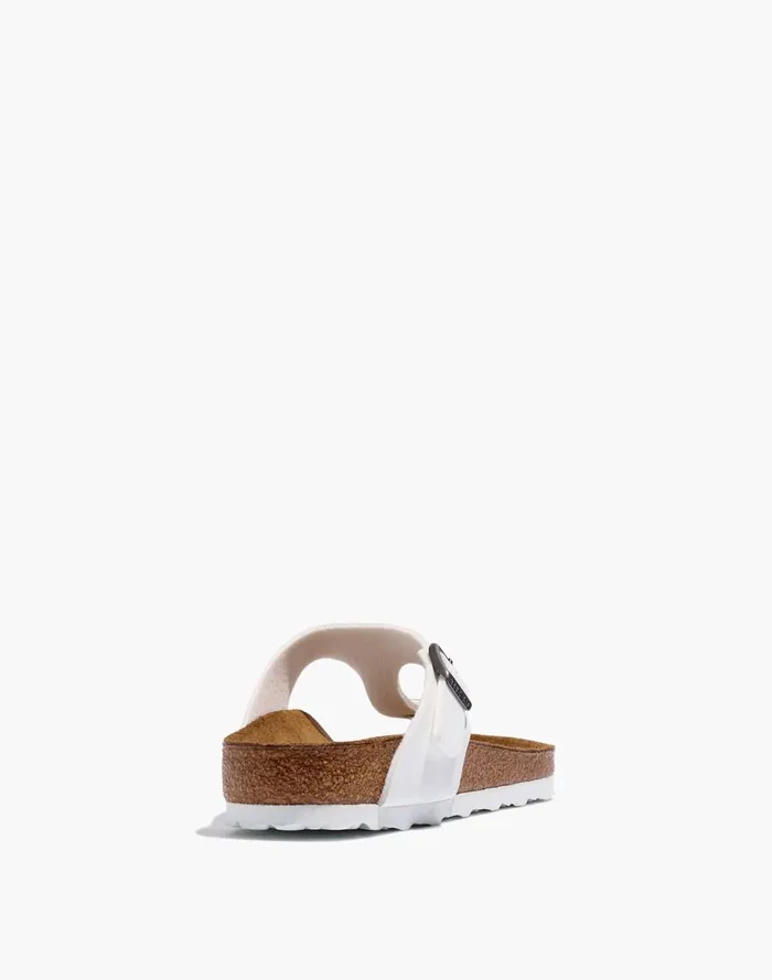 Women Sandals Madewell Birkenstock Gizeh Sandals In BirkoFlor White
