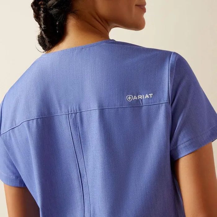 Women Scrubs Ariat Clara 6 Pocket Scrub Top Cornflower Blue Women Scrubs Ariat Clara 6 Pocket Scrub Top Cornflower Blue