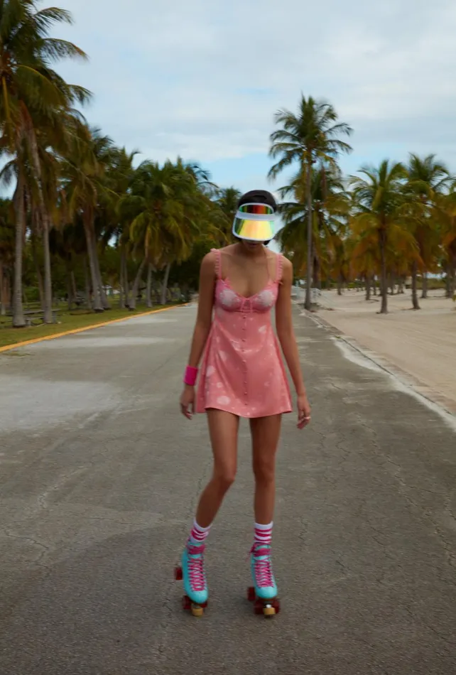 Women Seashell Slip Dress Pink For Love and Lemons Lingerie Women Seashell Slip Dress Pink For Love and Lemons Lingerie