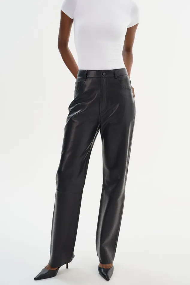 Women SHANNON Leather Pants Black LAMARQUE Pants and Shorts Women SHANNON Leather Pants Black LAMARQUE Pants and Shorts