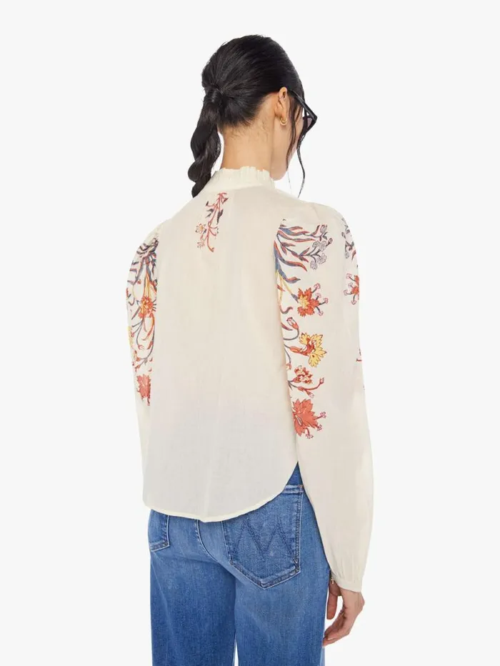 Women Shirts Mother Denim Annabel Shirt Ivory Sun