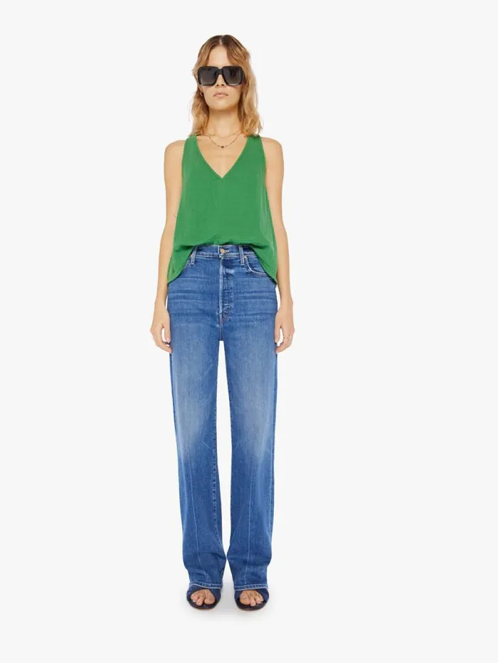 Women Shirts Mother Denim Axl Top Pesto