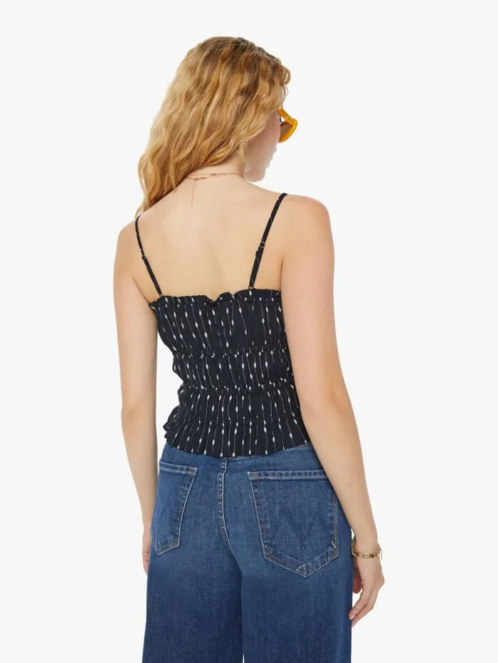 Women Shirts Mother Denim The Wild Oats Tank Black