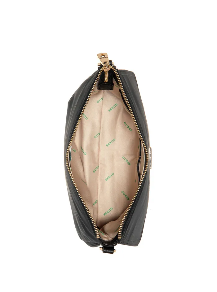 Women Shoulder Bag GUESS Eco Black Gemma Shoulder Bag