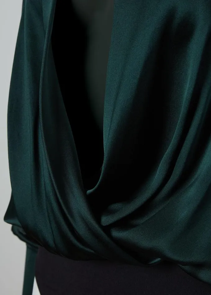 Women Silk Bodysuit Emerald Holland Cooper Shirts and Blouses Women Silk Bodysuit Emerald Holland Cooper Shirts and Blouses