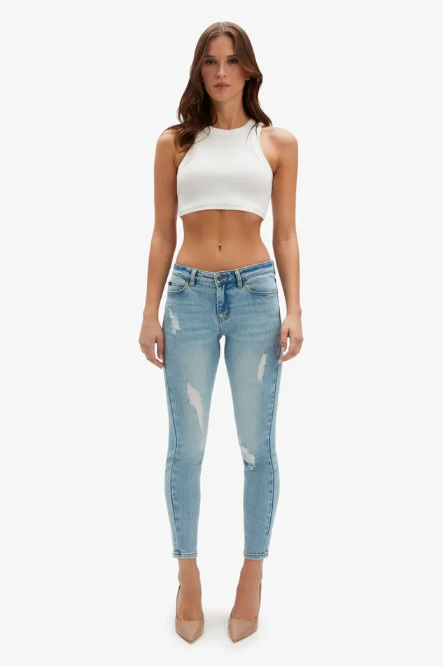 Women Skinny Jean Bardot Kate Mid Blue Jeans In Mid Blue Mid Blue Women Skinny Jean Bardot Kate Mid Blue Jeans In Mid Blue Mid Blue