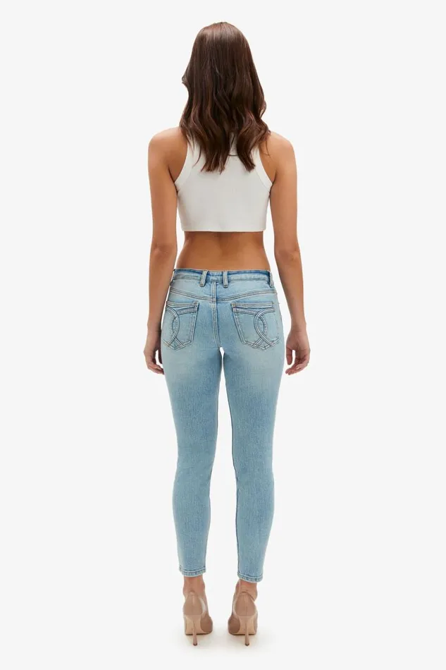 Women Skinny Jean Bardot Kate Mid Blue Jeans In Mid Blue Mid Blue Women Skinny Jean Bardot Kate Mid Blue Jeans In Mid Blue Mid Blue