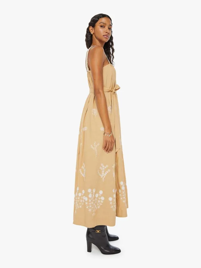 Women Skirts and Dresses Mother Denim The More Is More Maxi Dress Green