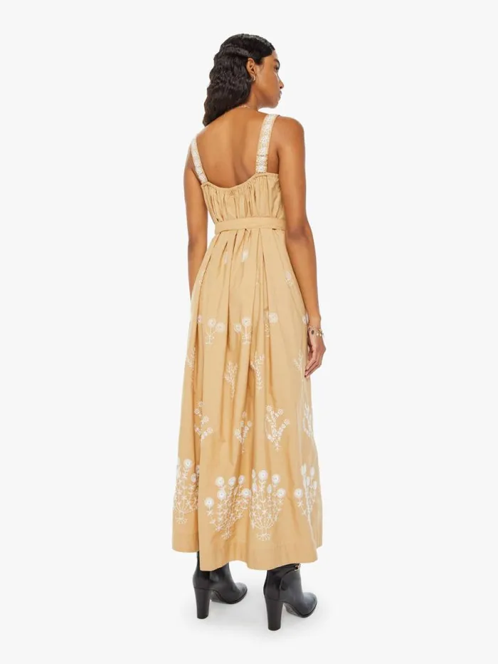 Women Skirts and Dresses Mother Denim The More Is More Maxi Dress Green