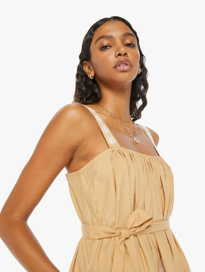 Women Skirts and Dresses Mother Denim The More Is More Maxi Dress Green