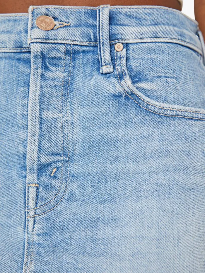 Women Skirts and Dresses Mother Denim The Vagabond Mini Skirt Blue lightpastel
