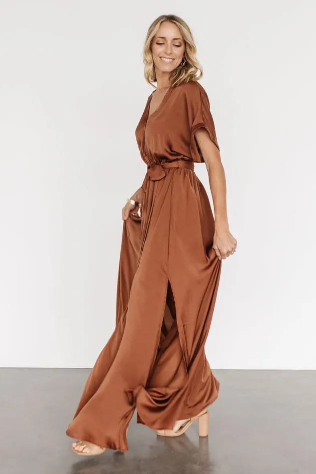 Women Sorenson Maxi Dress Bronze Baltic Born Maxi Dresses Women Sorenson Maxi Dress Bronze Baltic Born Maxi Dresses