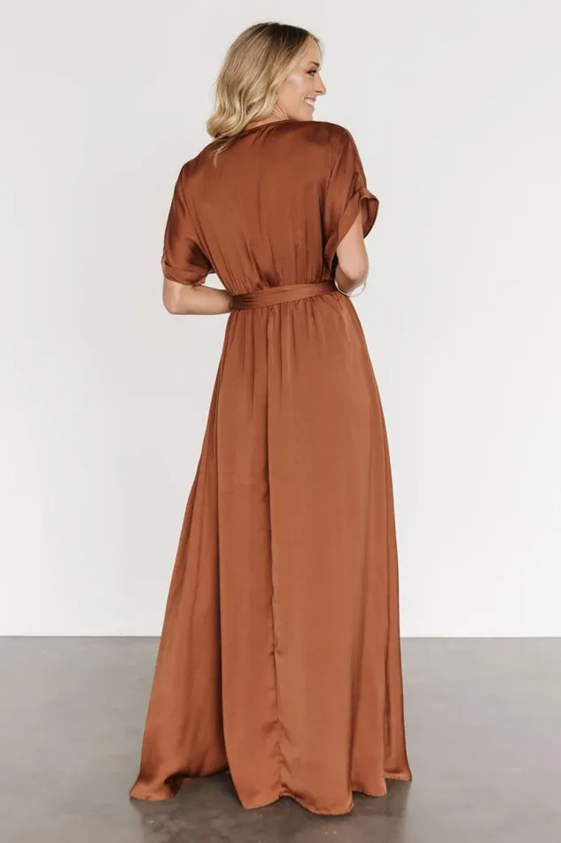 Women Sorenson Maxi Dress Bronze Baltic Born Maxi Dresses Women Sorenson Maxi Dress Bronze Baltic Born Maxi Dresses
