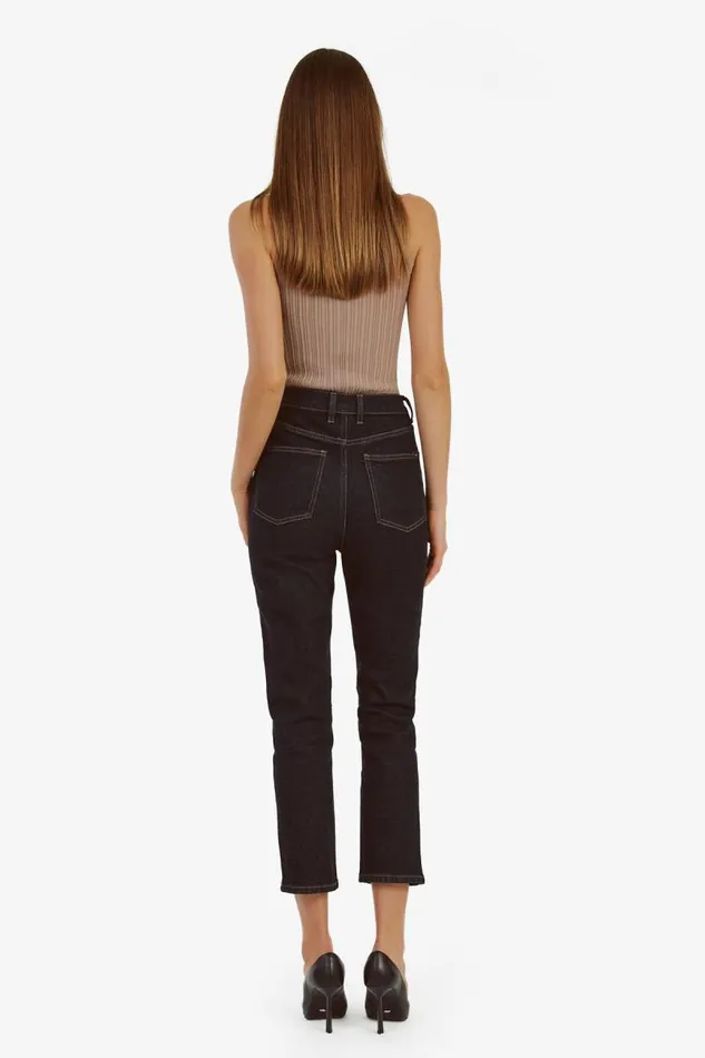 Women Straight Jean Bardot Heidi Straight Leg Jeans In Dark Dark Women Straight Jean Bardot Heidi Straight Leg Jeans In Dark Dark