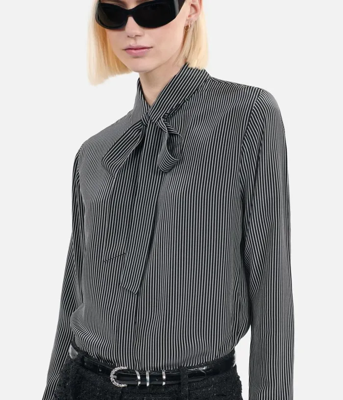 Women Striped Silk Shirt THE KOOPLES Blouses and Shirts