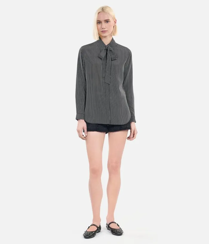 Women Striped Silk Shirt THE KOOPLES Blouses and Shirts